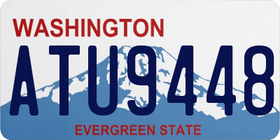 WA license plate ATU9448