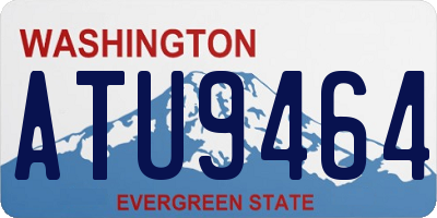 WA license plate ATU9464
