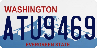 WA license plate ATU9469