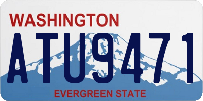 WA license plate ATU9471