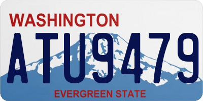 WA license plate ATU9479