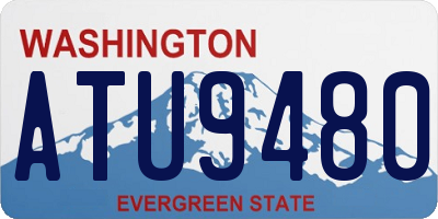 WA license plate ATU9480