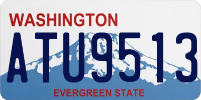 WA license plate ATU9513