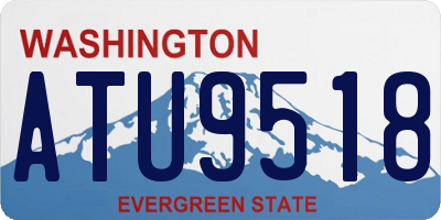 WA license plate ATU9518