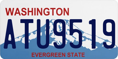 WA license plate ATU9519