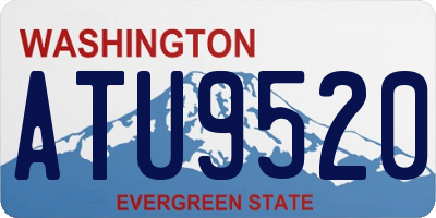 WA license plate ATU9520