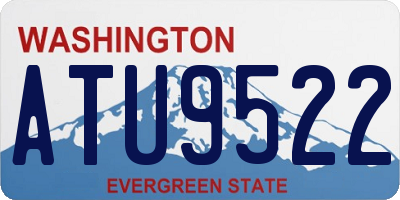 WA license plate ATU9522