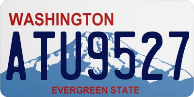 WA license plate ATU9527