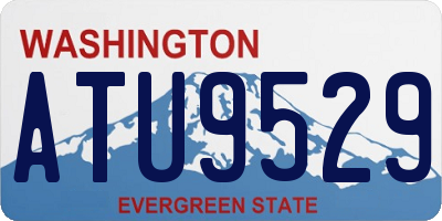 WA license plate ATU9529