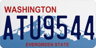 WA license plate ATU9544