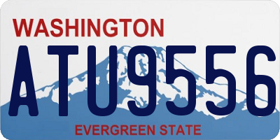 WA license plate ATU9556