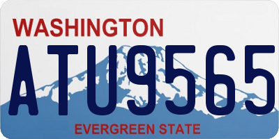 WA license plate ATU9565