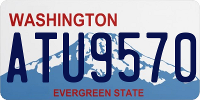 WA license plate ATU9570