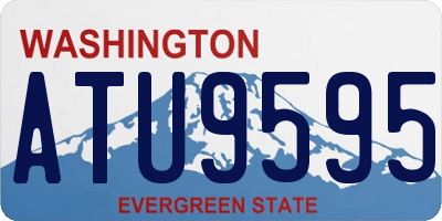 WA license plate ATU9595