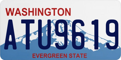 WA license plate ATU9619