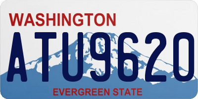WA license plate ATU9620