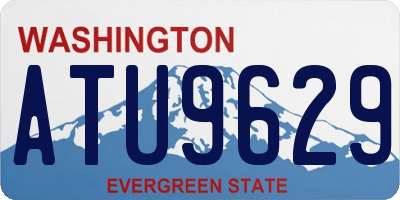 WA license plate ATU9629