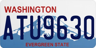 WA license plate ATU9630