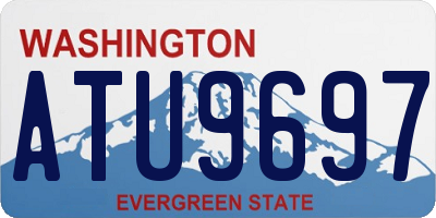 WA license plate ATU9697