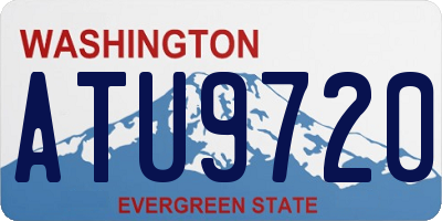 WA license plate ATU9720