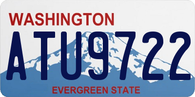 WA license plate ATU9722