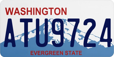 WA license plate ATU9724