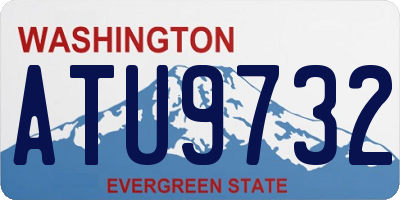 WA license plate ATU9732