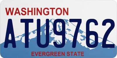 WA license plate ATU9762