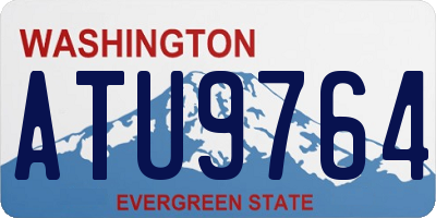 WA license plate ATU9764