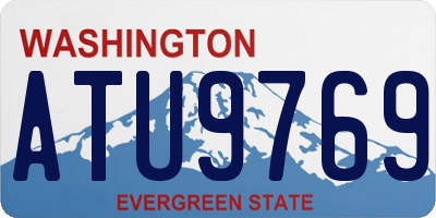WA license plate ATU9769