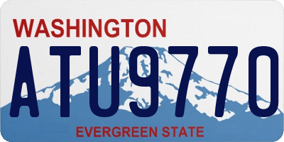 WA license plate ATU9770