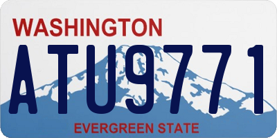WA license plate ATU9771