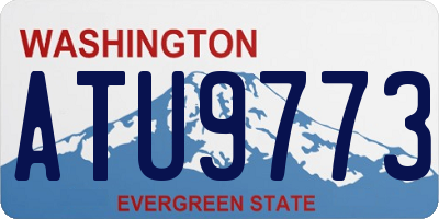 WA license plate ATU9773