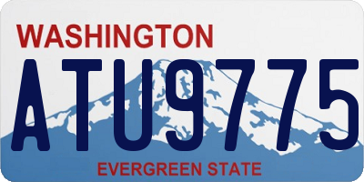 WA license plate ATU9775