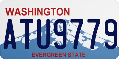 WA license plate ATU9779