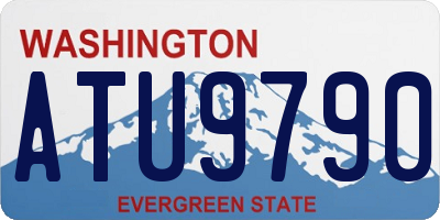 WA license plate ATU9790