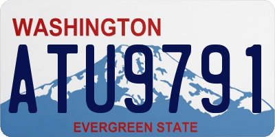 WA license plate ATU9791