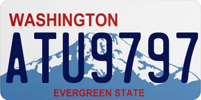 WA license plate ATU9797