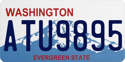 WA license plate ATU9895