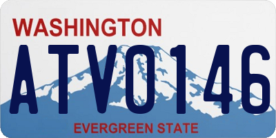 WA license plate ATV0146