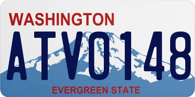 WA license plate ATV0148