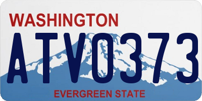 WA license plate ATV0373