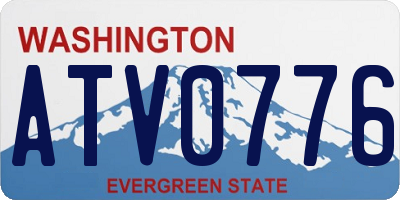 WA license plate ATV0776