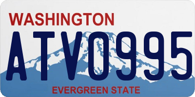 WA license plate ATV0995