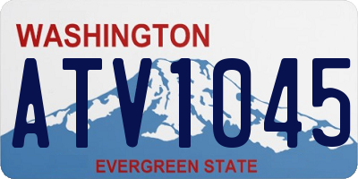 WA license plate ATV1045