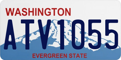 WA license plate ATV1055
