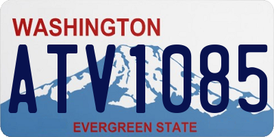WA license plate ATV1085