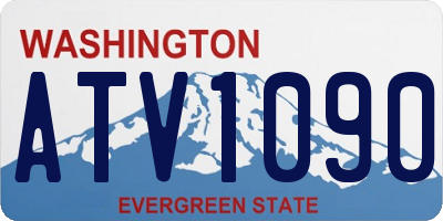 WA license plate ATV1090
