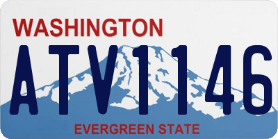 WA license plate ATV1146