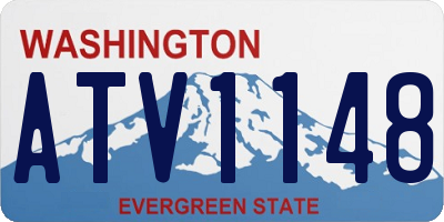 WA license plate ATV1148
